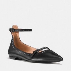 Coach Jody Black Flats